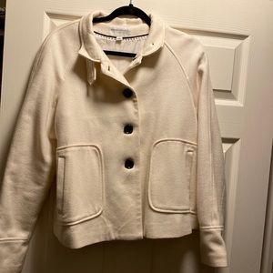 Banana Republic, off white wool jacket, Large